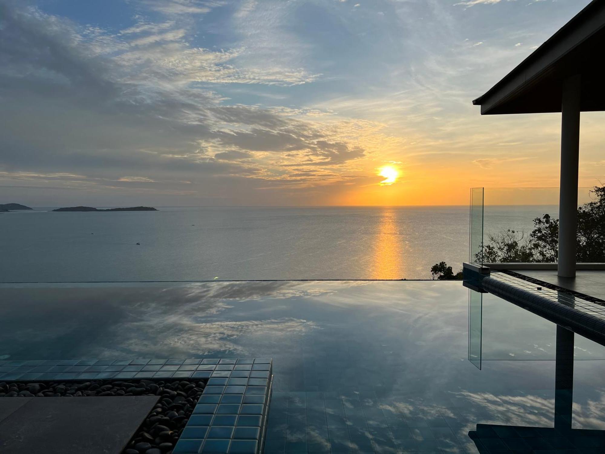 观景台海景別墅golden Coconut 接送服务 Villa Koh Samui