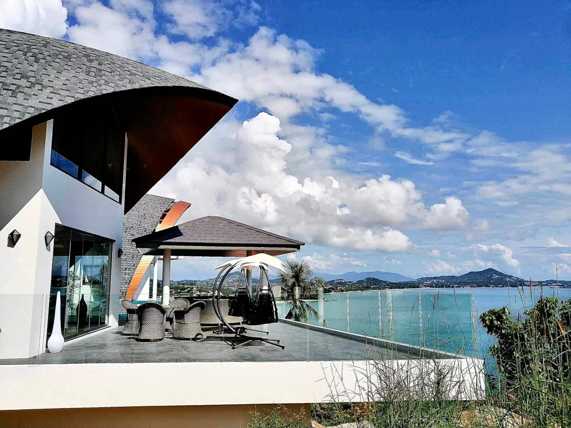观景台海景別墅golden Coconut 接送服务 Villa Koh Samui