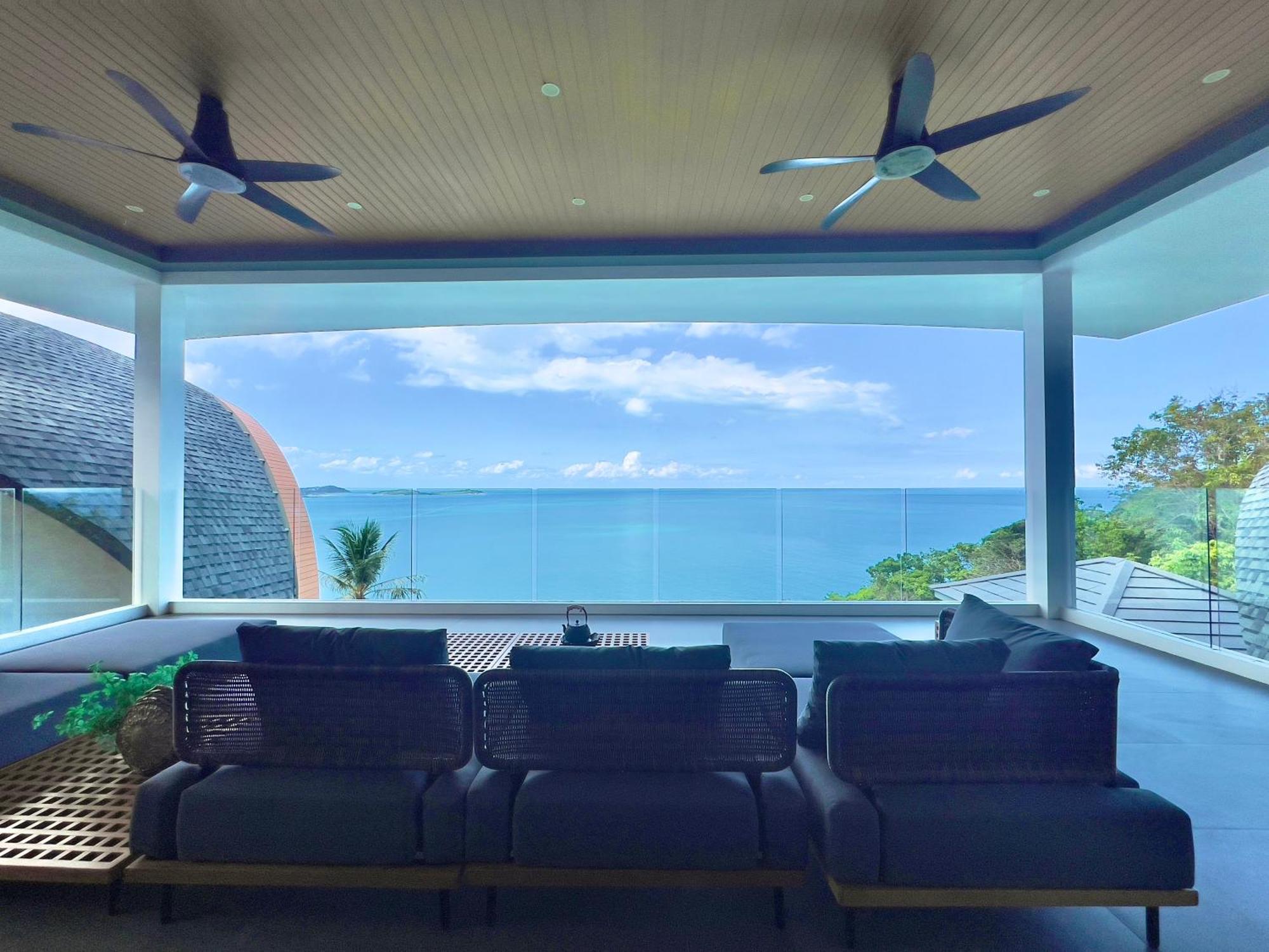 观景台海景別墅golden Coconut 接送服务 Villa Koh Samui