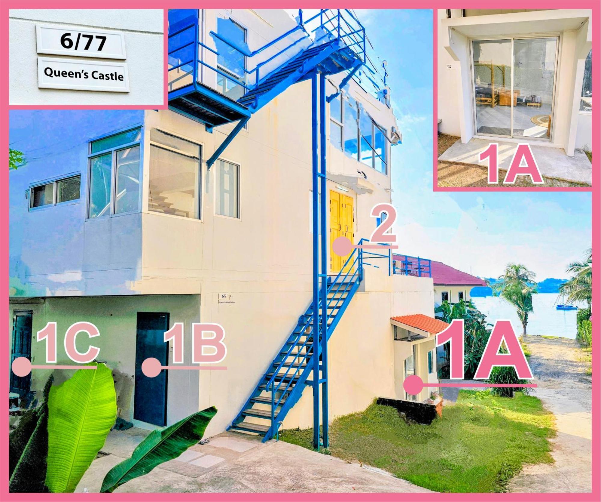 Apartment Front Queen's Castle - Kid Friendly, Like Royalty Ban Ao Makham
