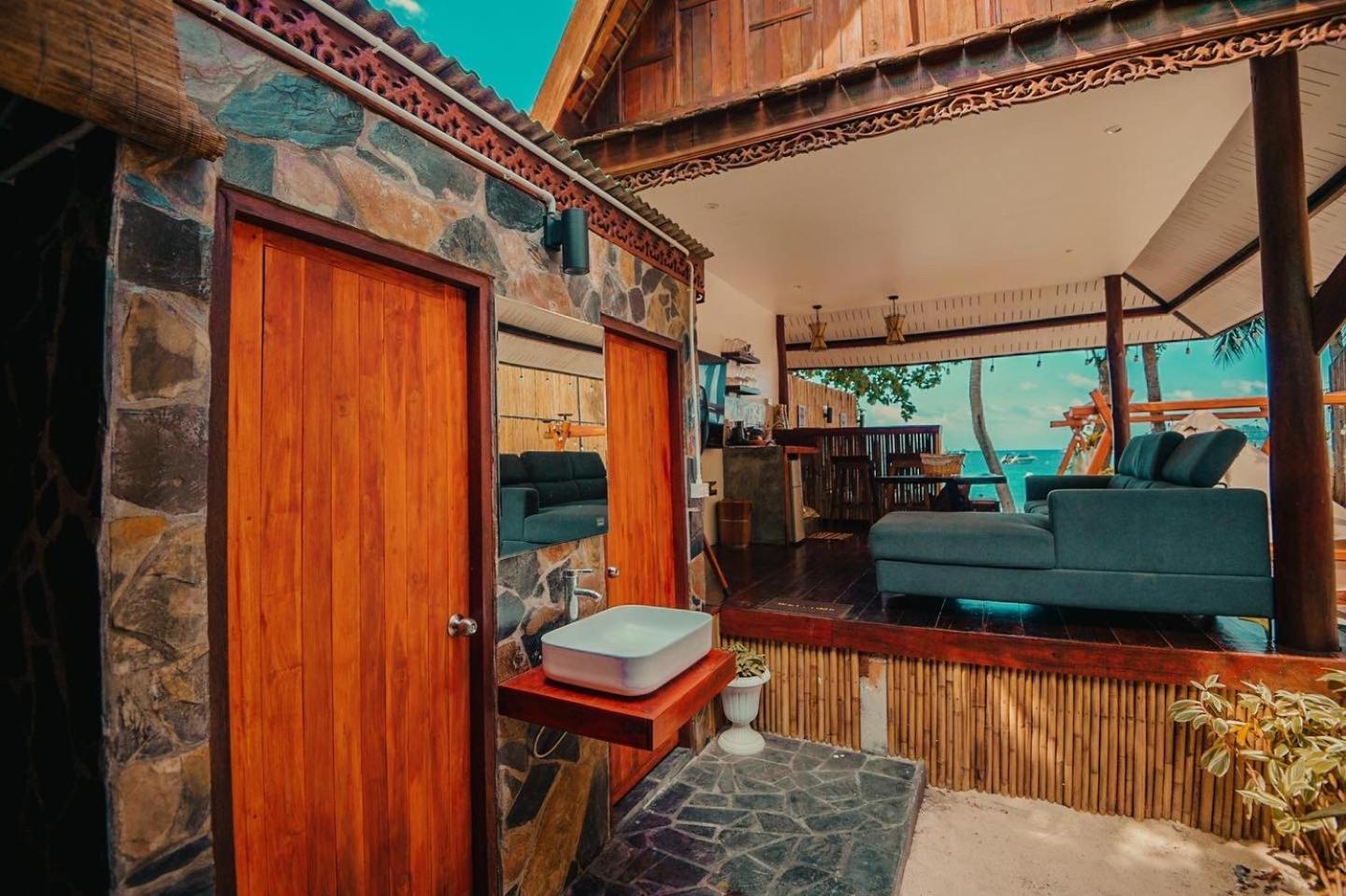 Tenda de luxo Natures Edge Beachfront Luxury Glamping Ko Tao