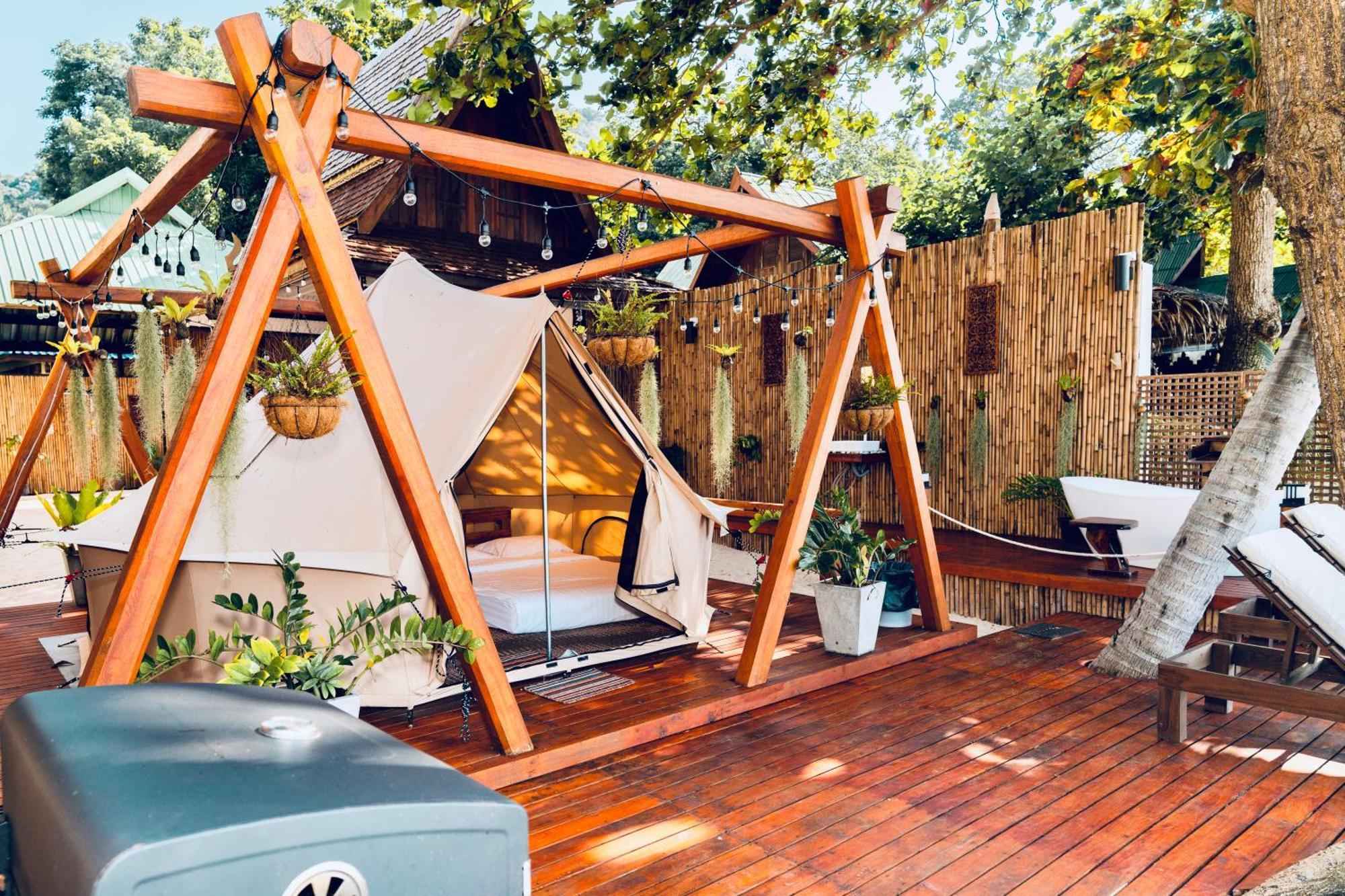 Natures Edge Beachfront Luxury Glamping Tenda de luxo