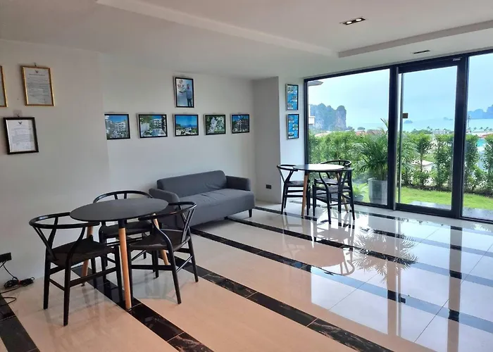 B504-Partial Seaview Top Floor 1Br Ao Nang Beach