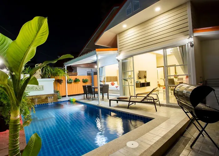 Pattaya Pool Villa 39B 300 Mater To Beach Gate