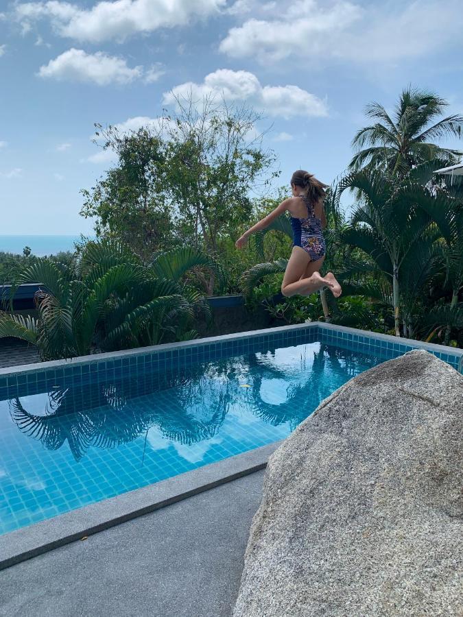 Ko Samui Seaview Pool Villa Paris With Car Villa Laem Set Beach