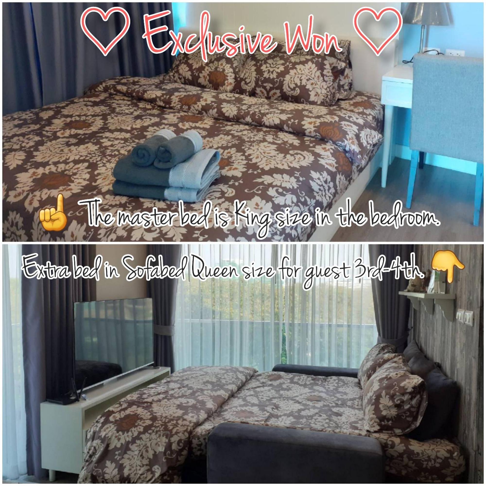 Apartment The Exclusive @won & Toproof Pool Bang Saen