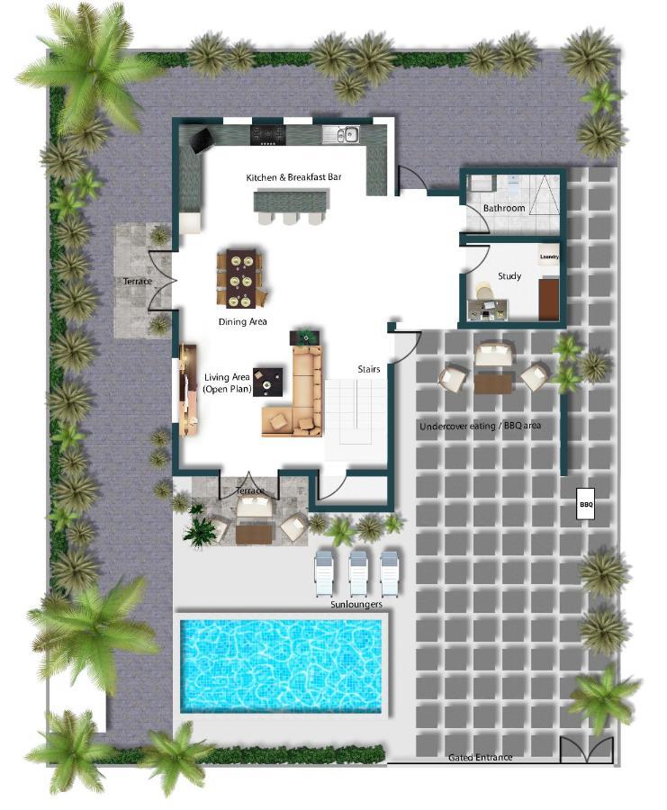 Villa Baan Santhiya Private Pool - Free Tuk-tuk Service To The Beach! *