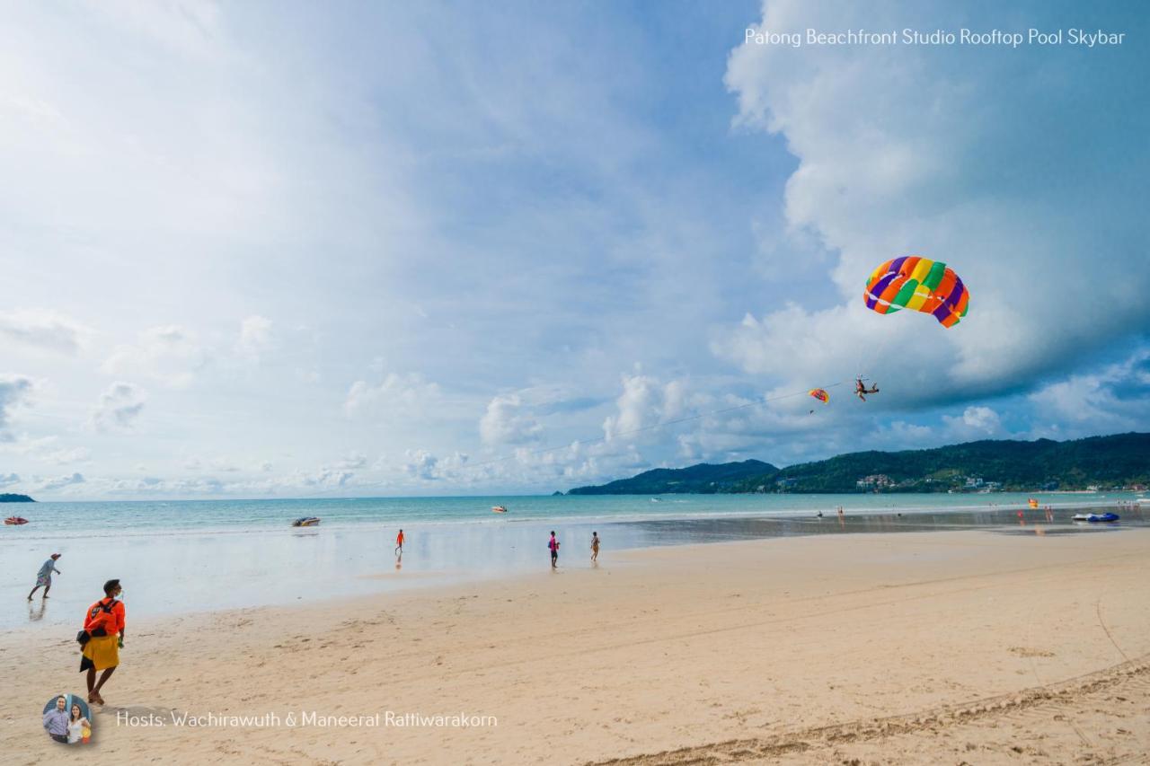 ✪✪✪✪✪ Beachfront Rooftop Pool Skybar Apartamento Patong