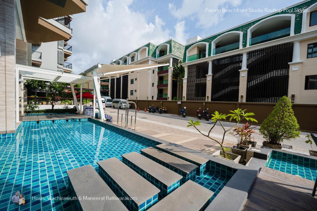 ✪✪✪✪✪ Beachfront Rooftop Pool Skybar Apartamento Patong
