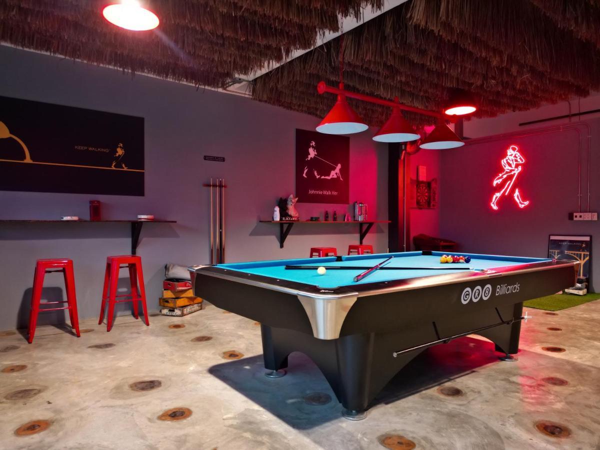 Sunset And Bar