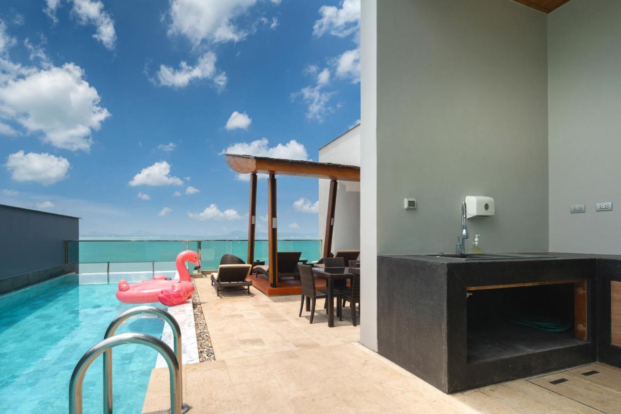 Villa 【天-逸】eva Beach四卧海滨别墅 私人沙滩 海景泳池 专职佣人 免费早餐 海景浴池 烧烤架 *