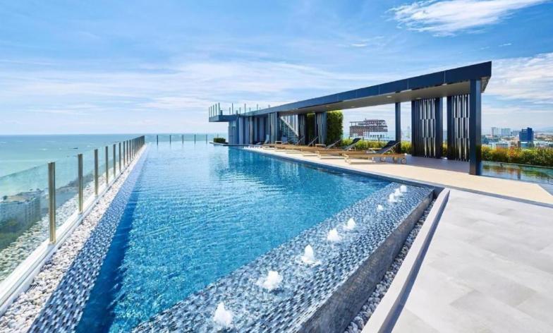 Base Huge 2bed King&queen With Infinity Pool & Free Netflix! Apartamento Pattaya