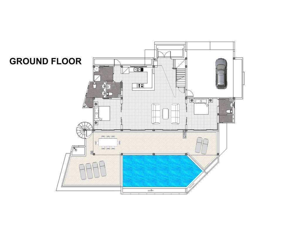Ginborn 5 Bedroom Pool With Sea View In Pousada Praia de Kata