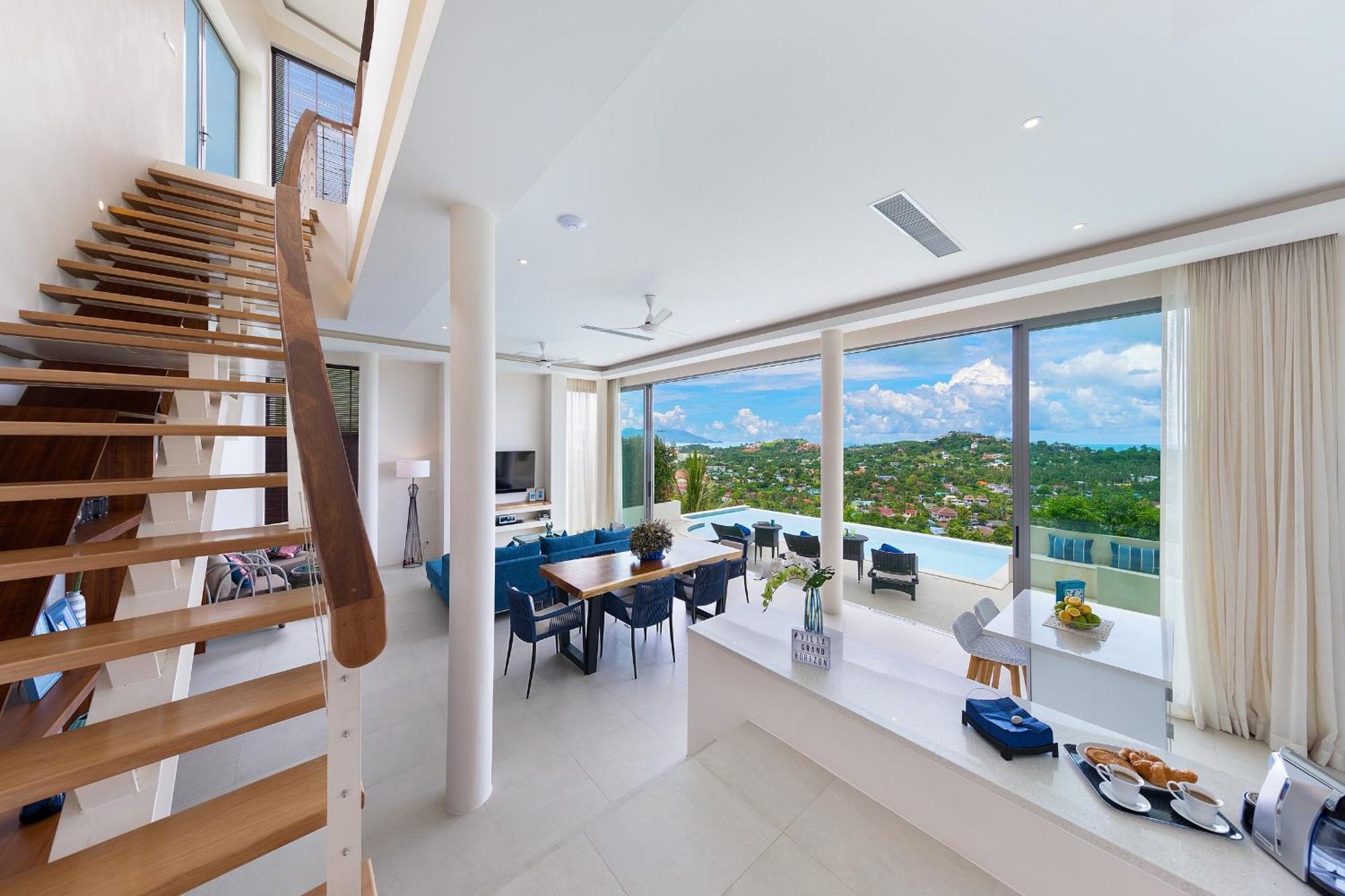 Villa The Ridge - Award Winning Sea View Pool Koh Samui