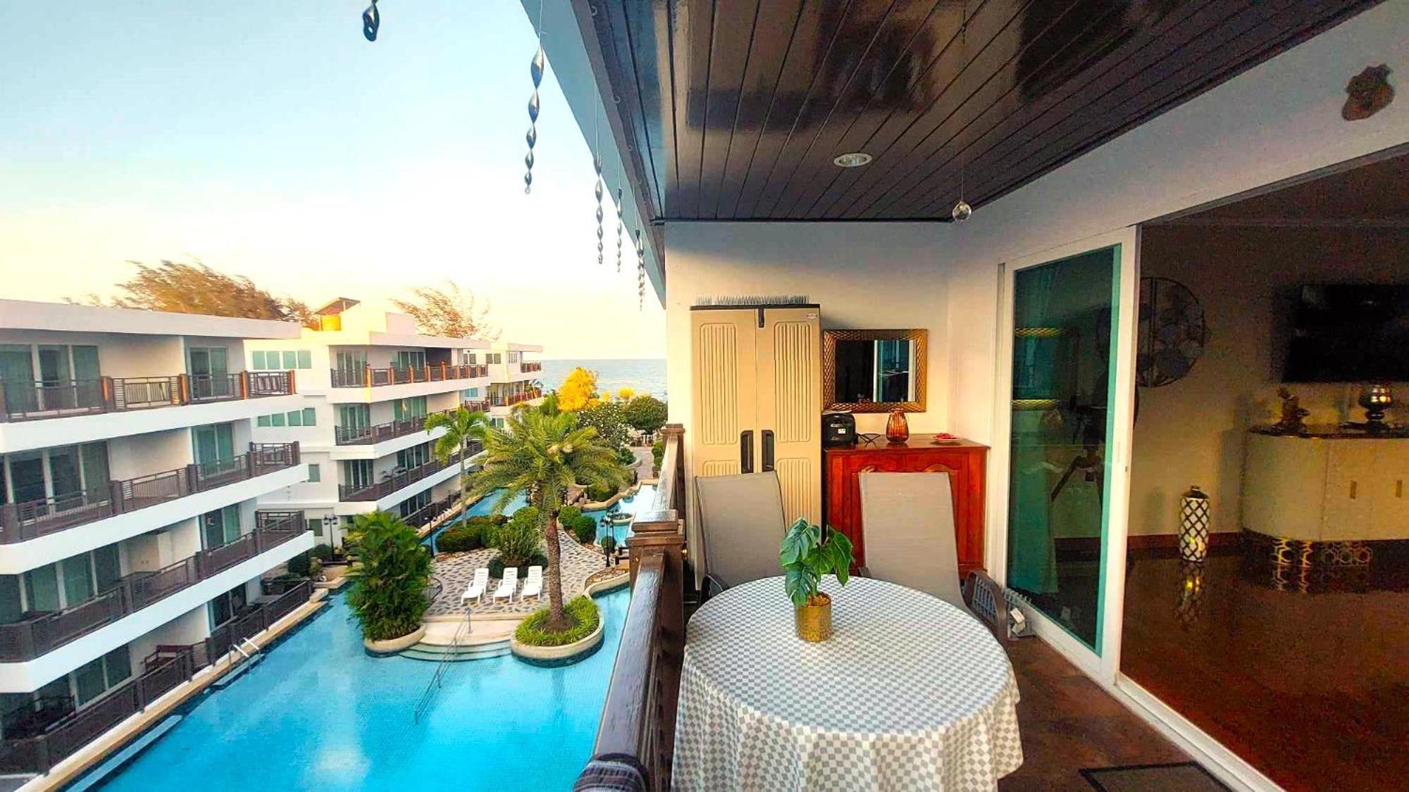 Beachfront With Balcony, Sea View & Pool View - Cha Am - Hua Hin Cha-Am