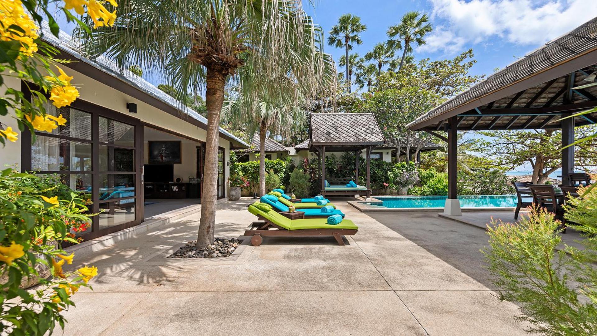 Luxury Beachfront Pool - Finu At Samui Villa Koh Samui