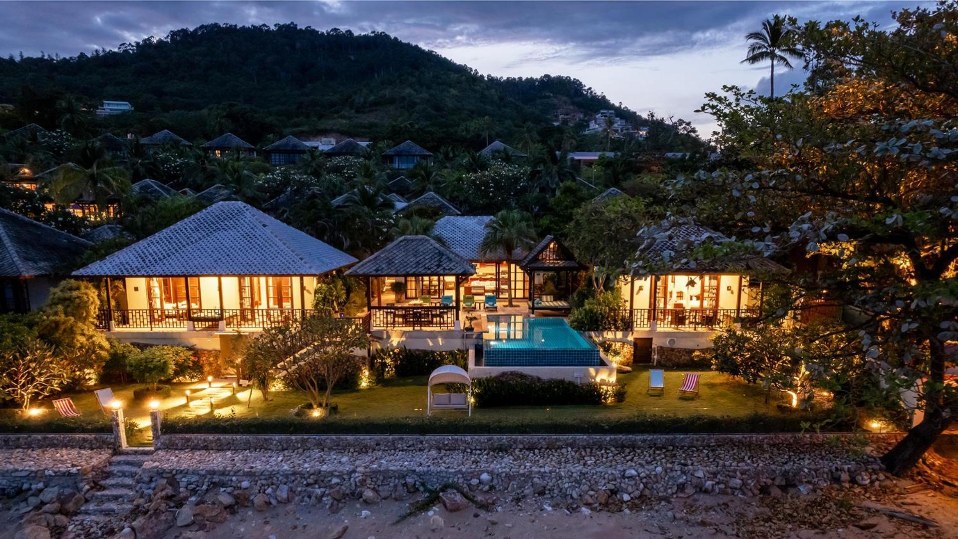 Villa Luxury Beachfront Pool - Finu At Samui *
