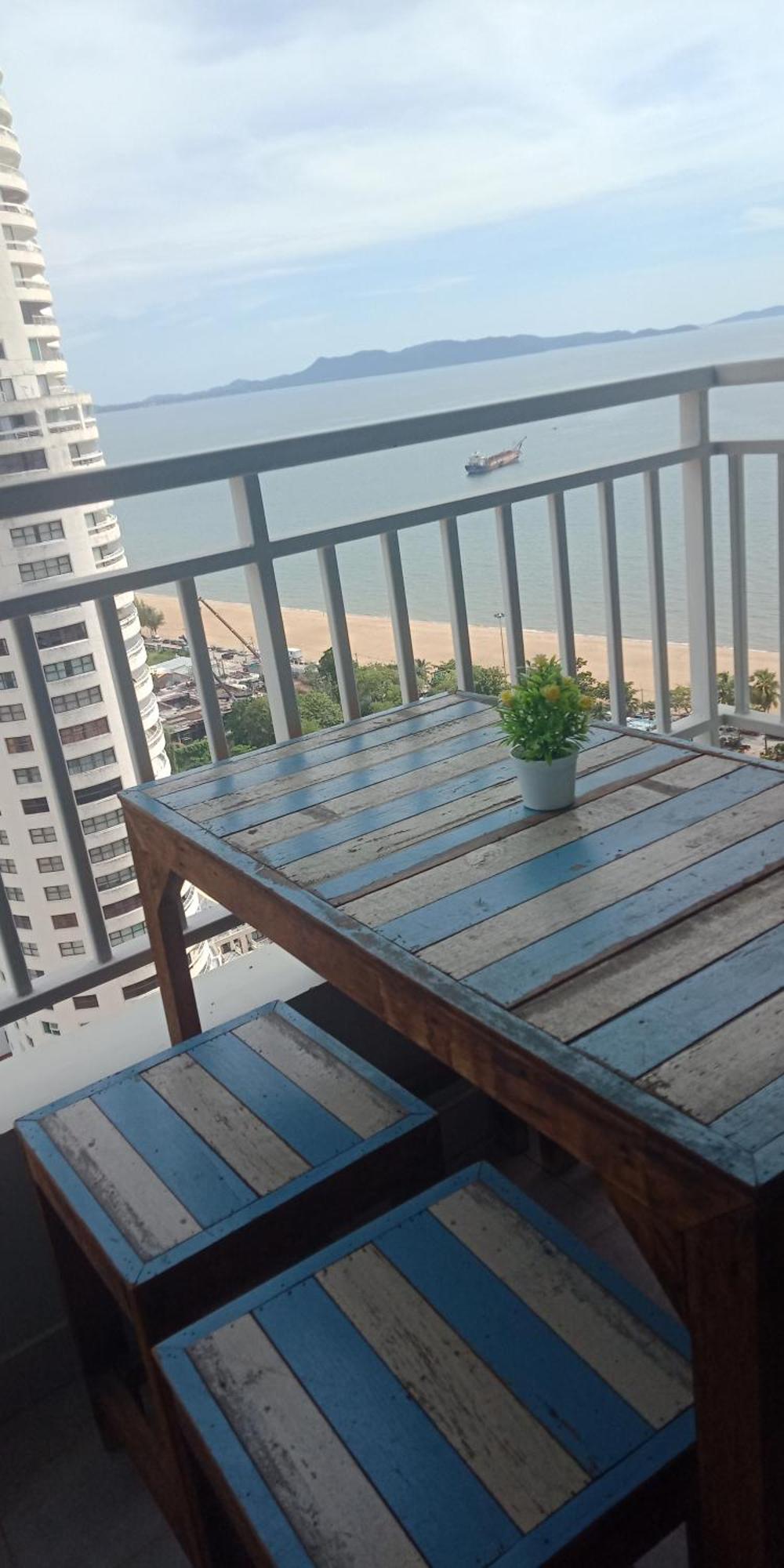 1bedroom Seaview ห้องวิวมุมทะเล พัทยา Apartment Jomtien Beach