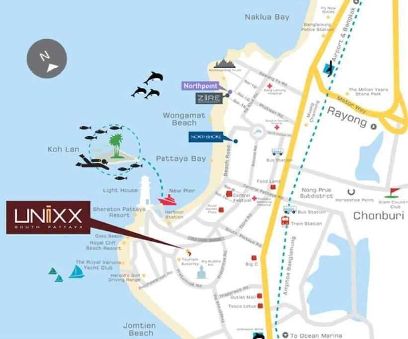 Apartment Sea View High Floor 2 Bed Pattaya