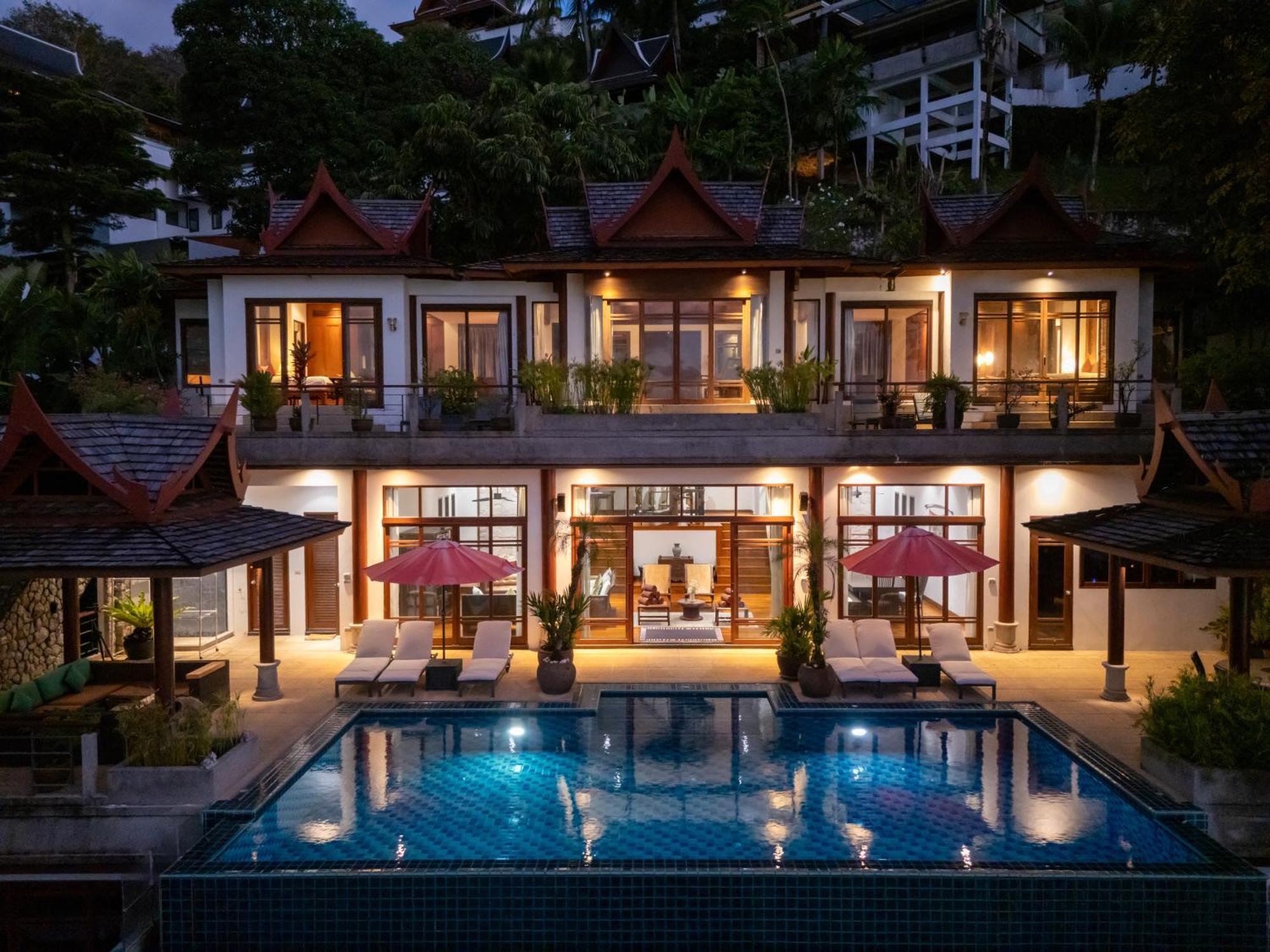 Surin Luxurious 6br Private Swimming Pool Stunning Sunset Villa Phuket