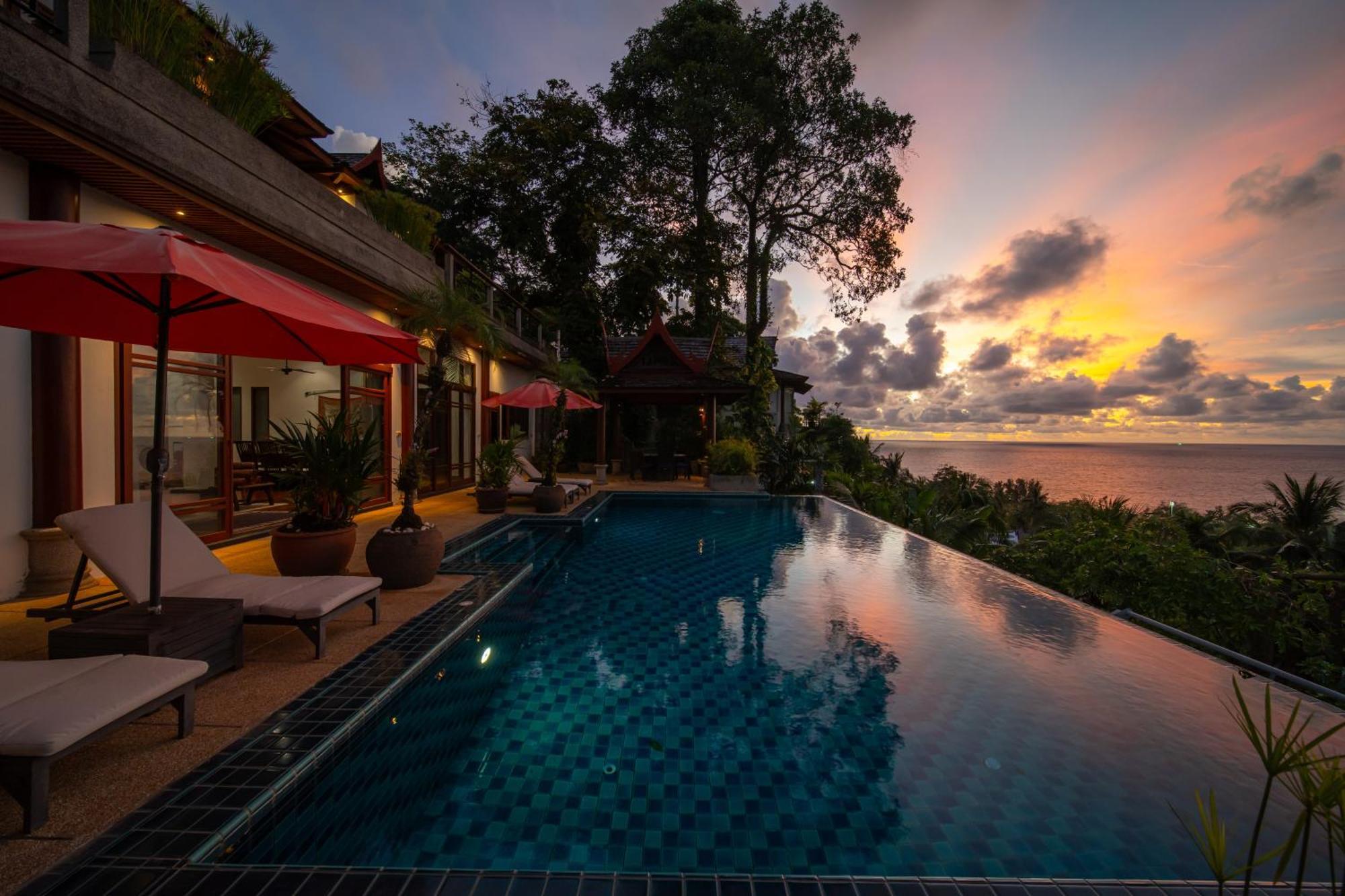 Surin Luxurious 6br Private Swimming Pool Stunning Sunset Villa Phuket