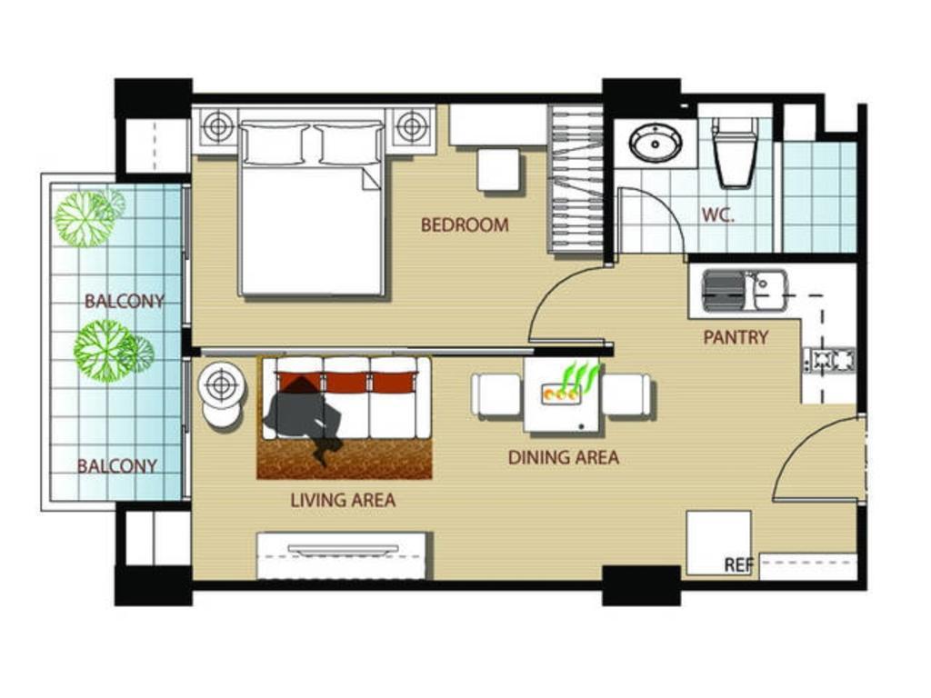 Large Pool In Apartamento Patong