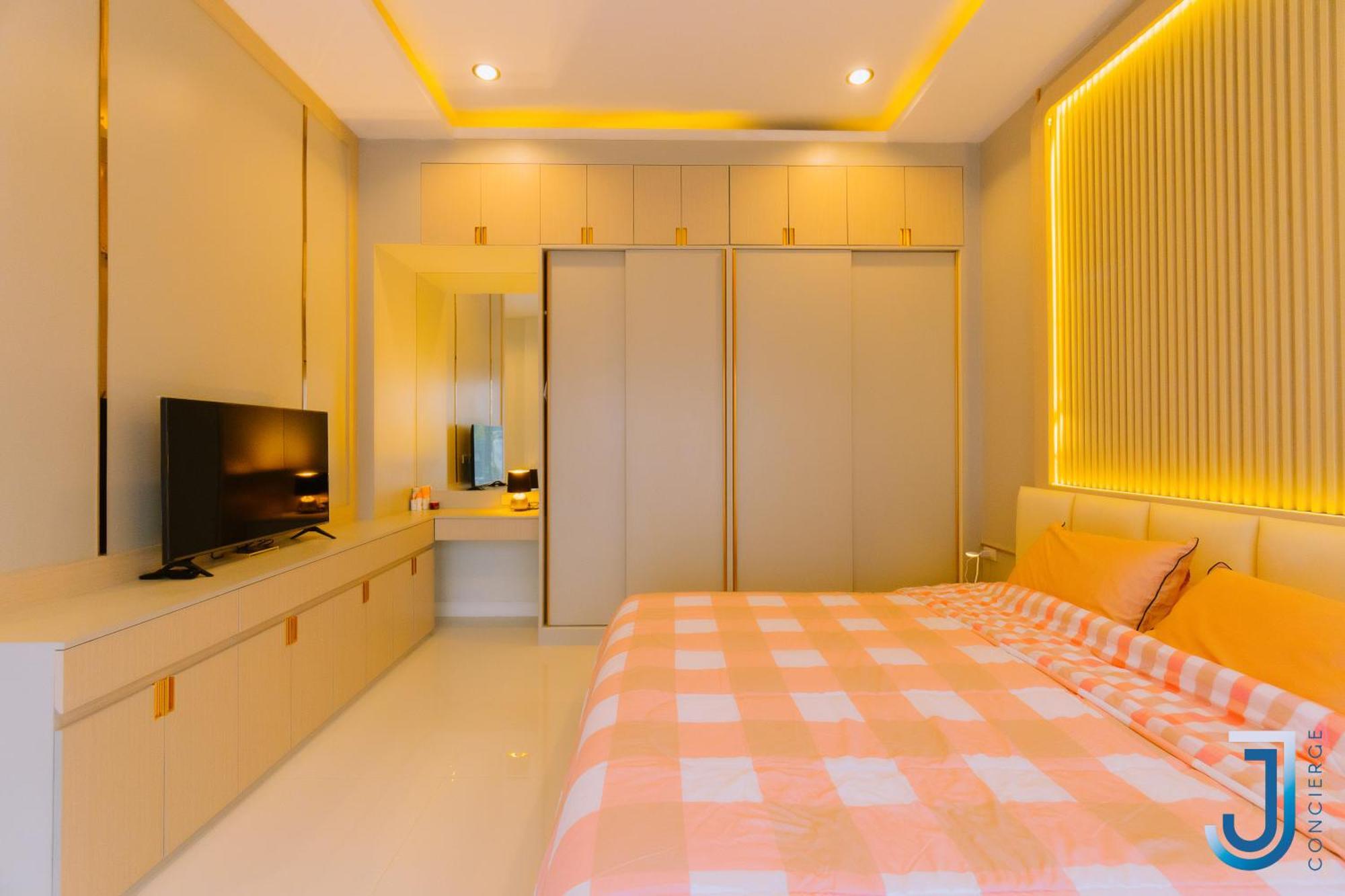 Villa Oasis Moderne A Pattaya Avec Piscine , 3 , Calme Ban Huai Yai