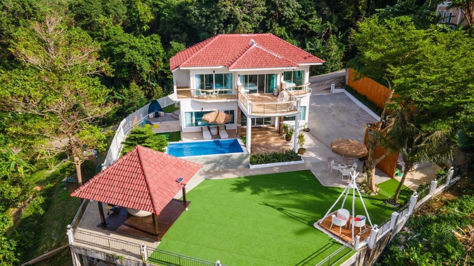 Villa Breathtaking Ocean View 4br Katabb With Infinity Pool In Tropical Paradise Ban Kata