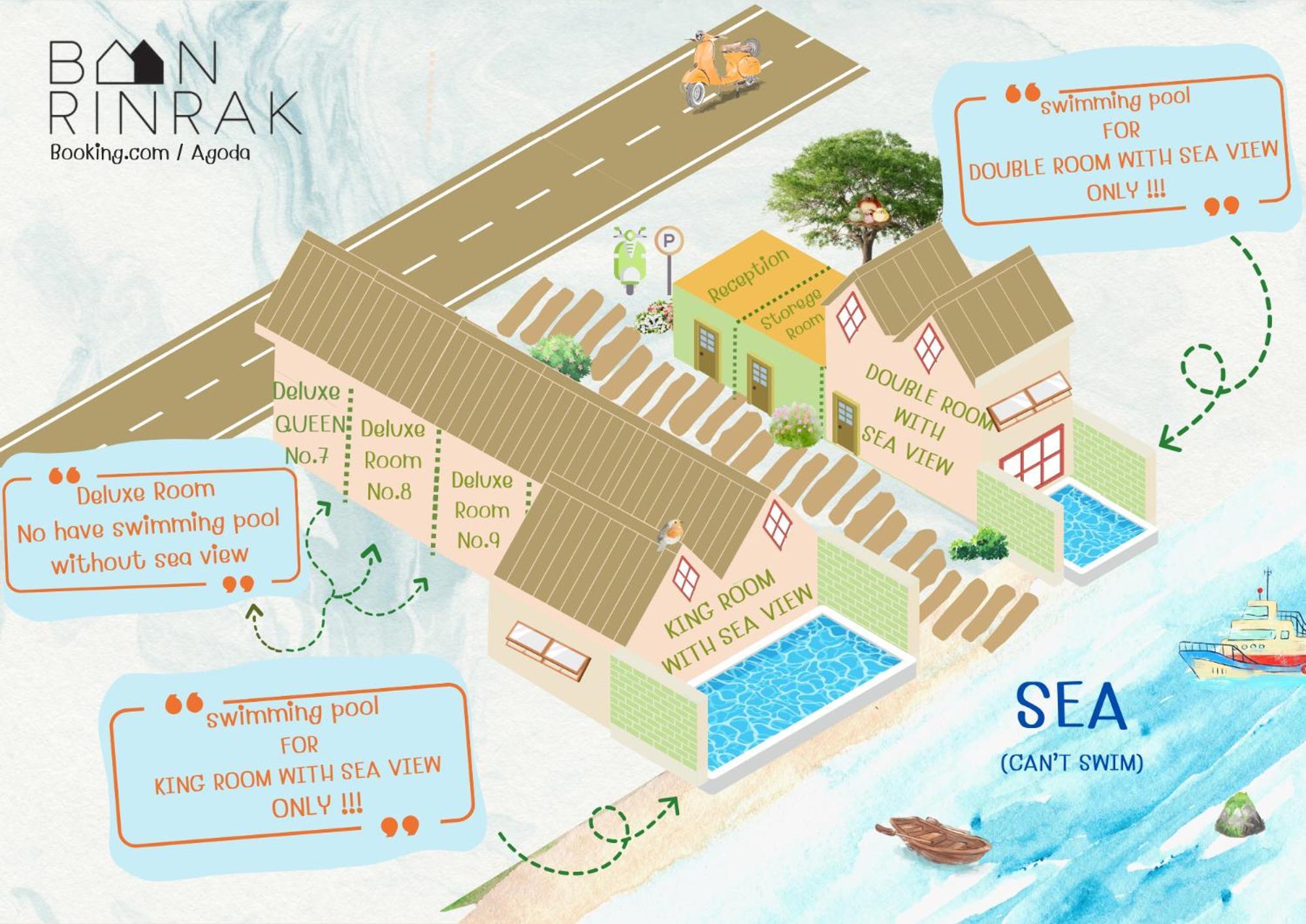 Resort Baan Rinrak บ้านรินรักษ์ Ko Lan