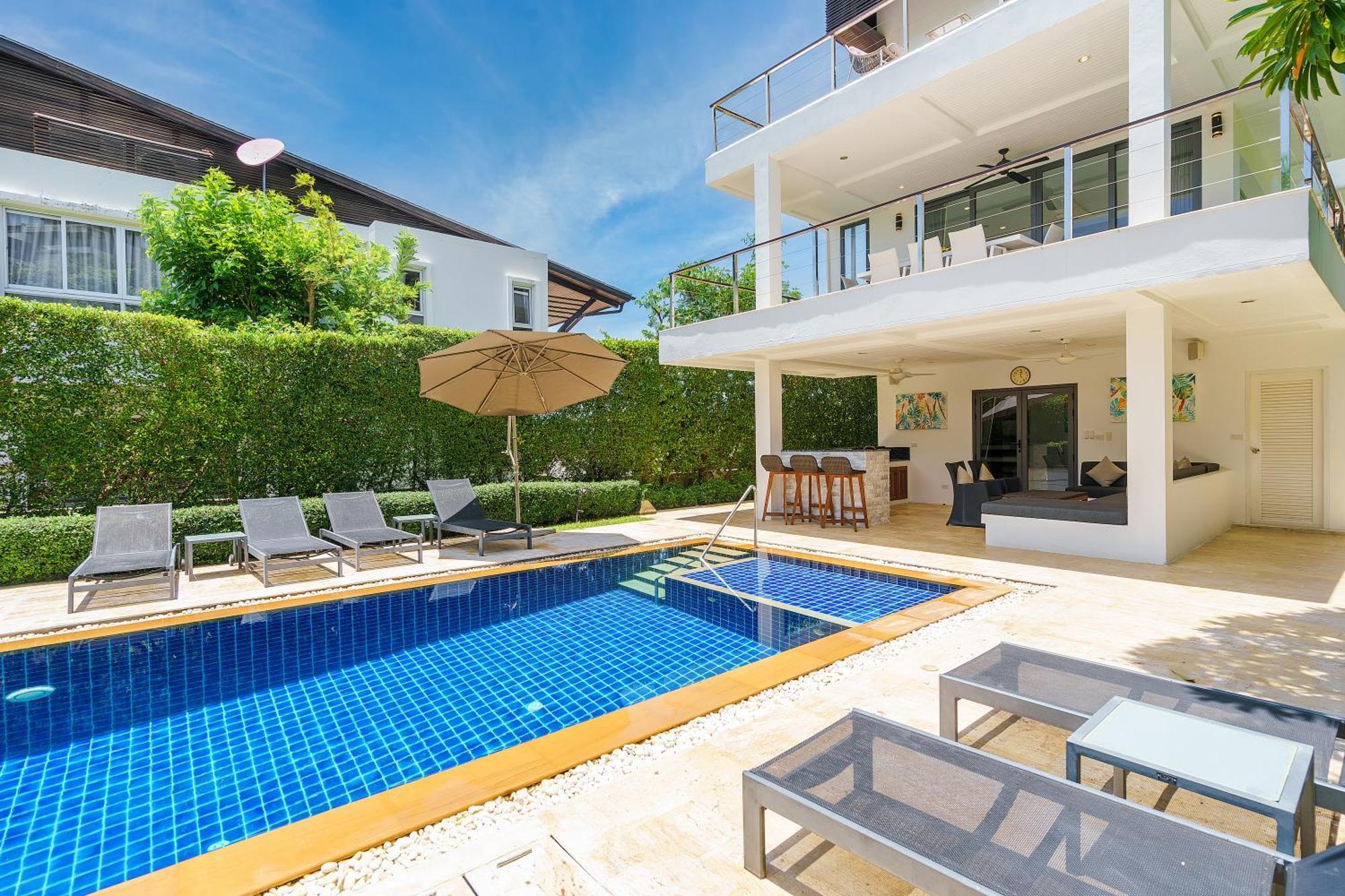 Villa 3 Bedroom Luxury 5 Star Seaview Esprit Sdv087-by Samui Dream *
