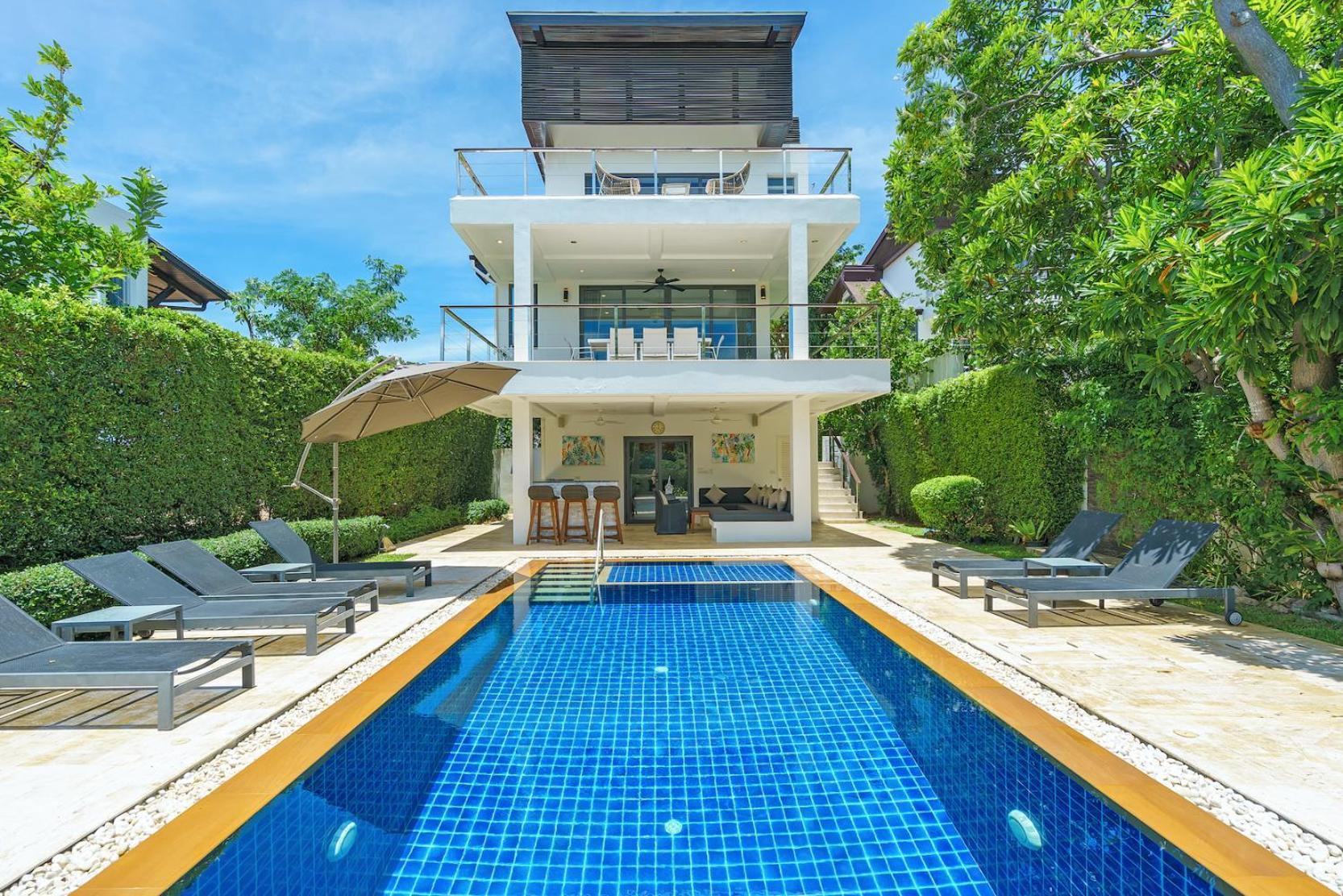Villa 3 Bedroom Luxury 5 Star Seaview Esprit Sdv087-by Samui Dream