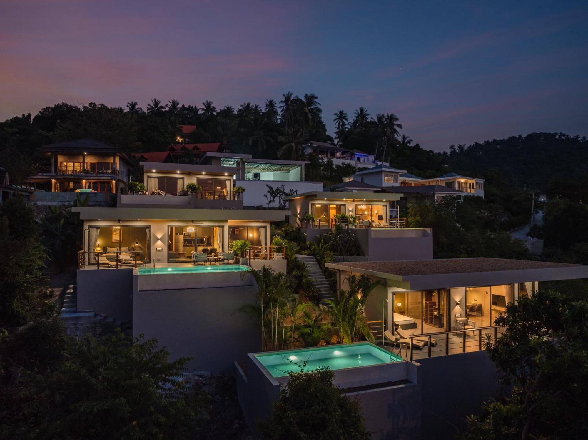 So Sky, New, Luxury, Full Sunset Sea View Villa Ko Pha Ngan