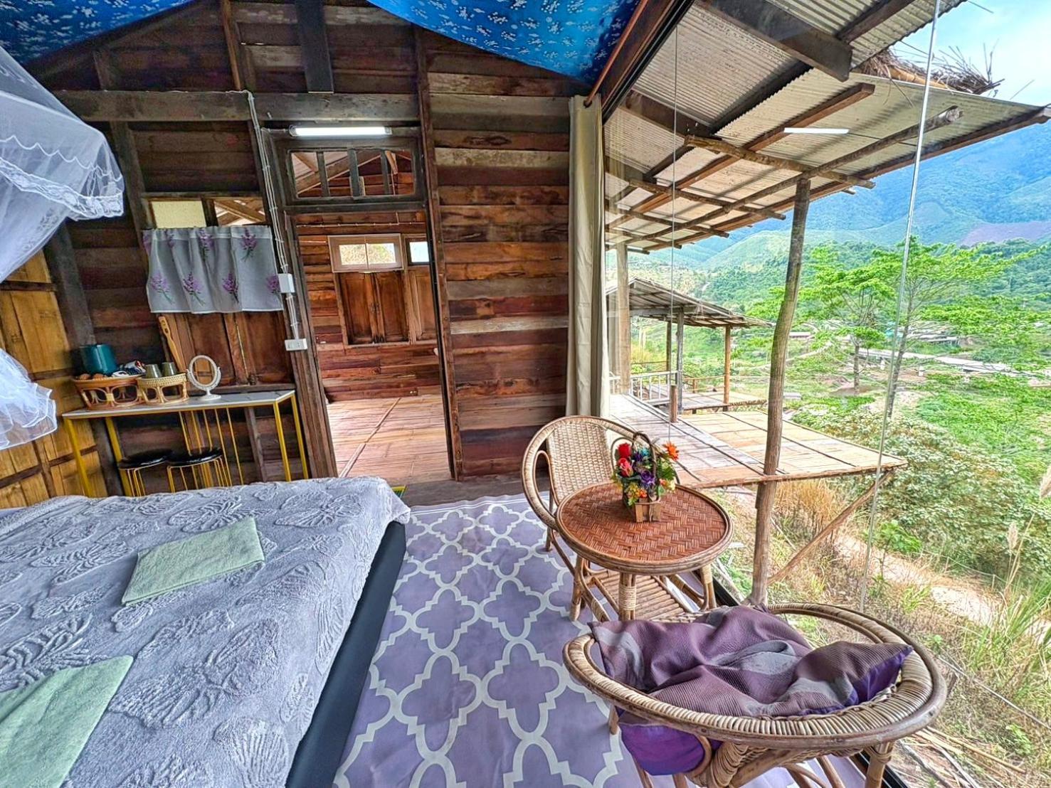 สะปันซีวิว ที่พักบ้านสะปัน บ่อเกลือ น่าน Holiday park Ban Huai Ti