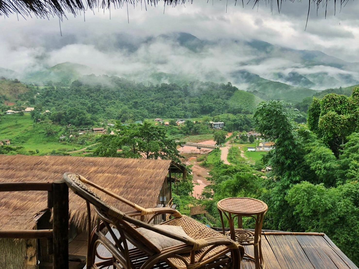 สะปันซีวิว ที่พักบ้านสะปัน บ่อเกลือ น่าน Holiday park *