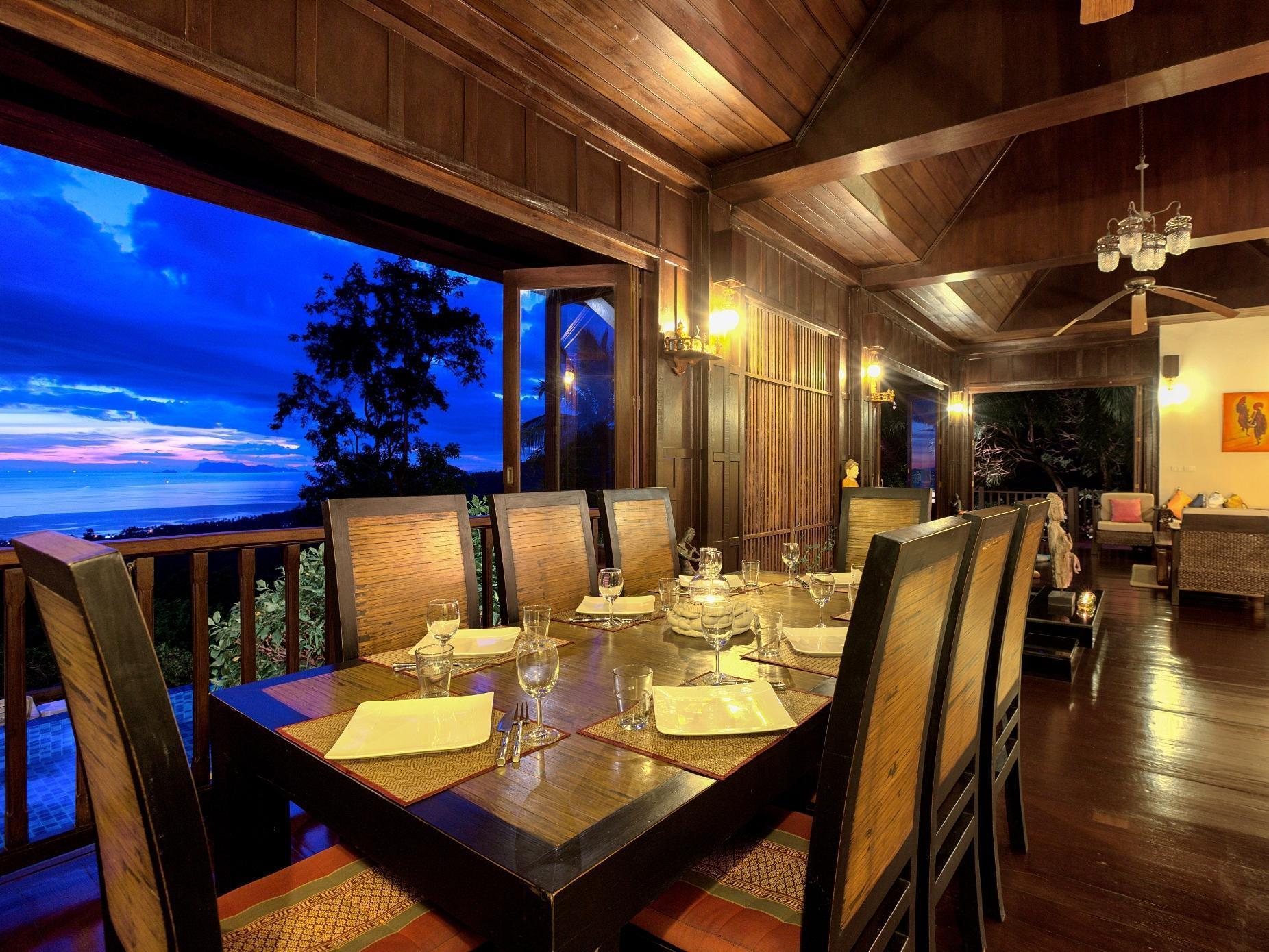 Villa Villa Thai Teak - Panoramic Sea & Sunset Views Koh Samui