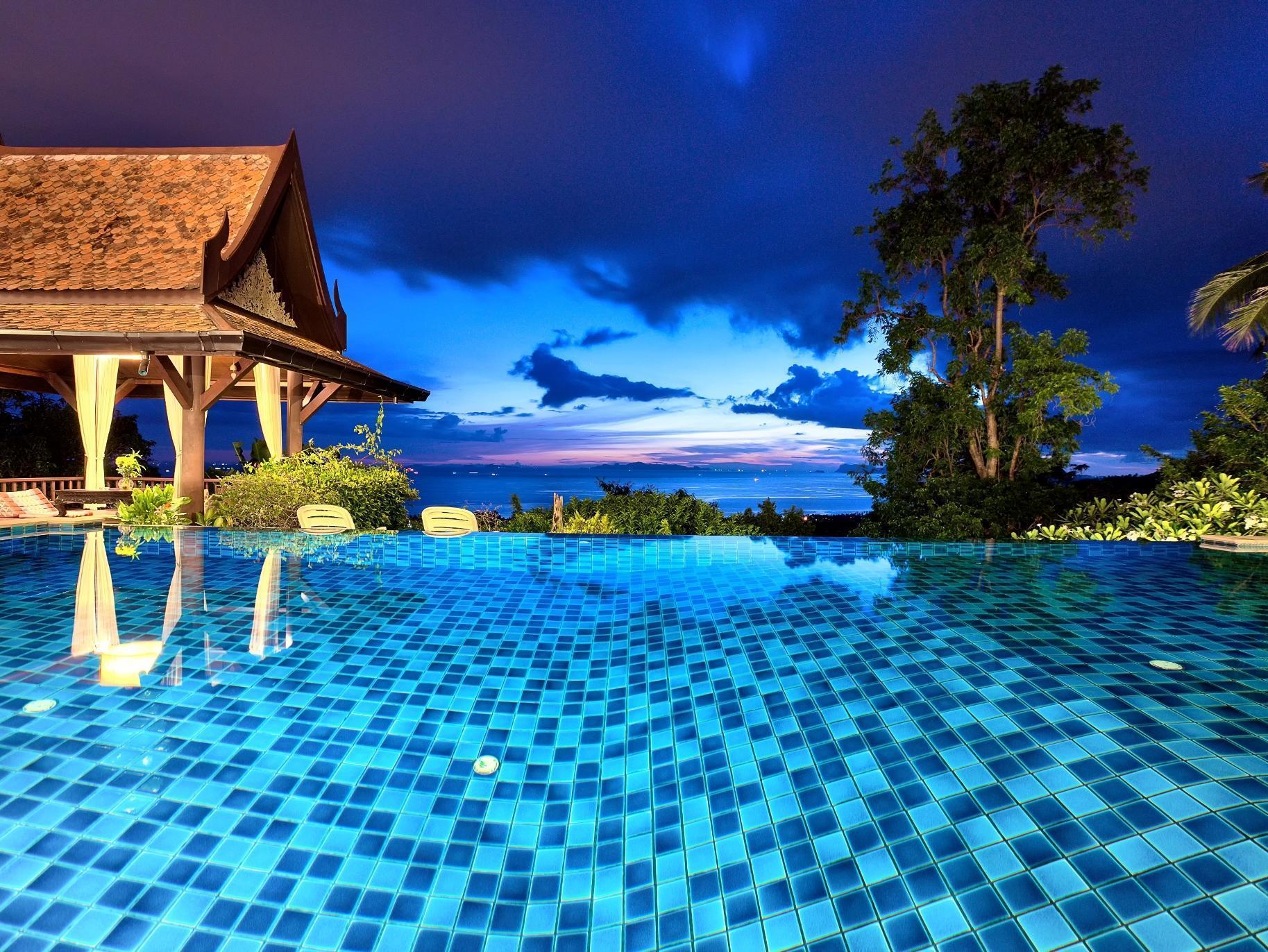 Villa Villa Thai Teak - Panoramic Sea & Sunset Views *