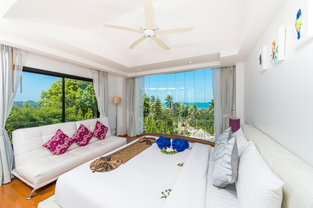 White Stone With Sea View & Private Pool Villa Nathon
