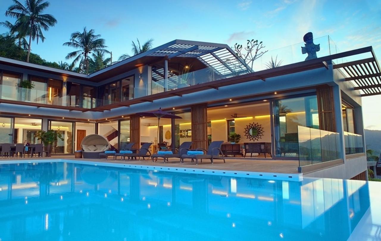 Villa 9 Bedroom Sea Blue View - 5 Star With Staff Sdv080a-by Samui Dream