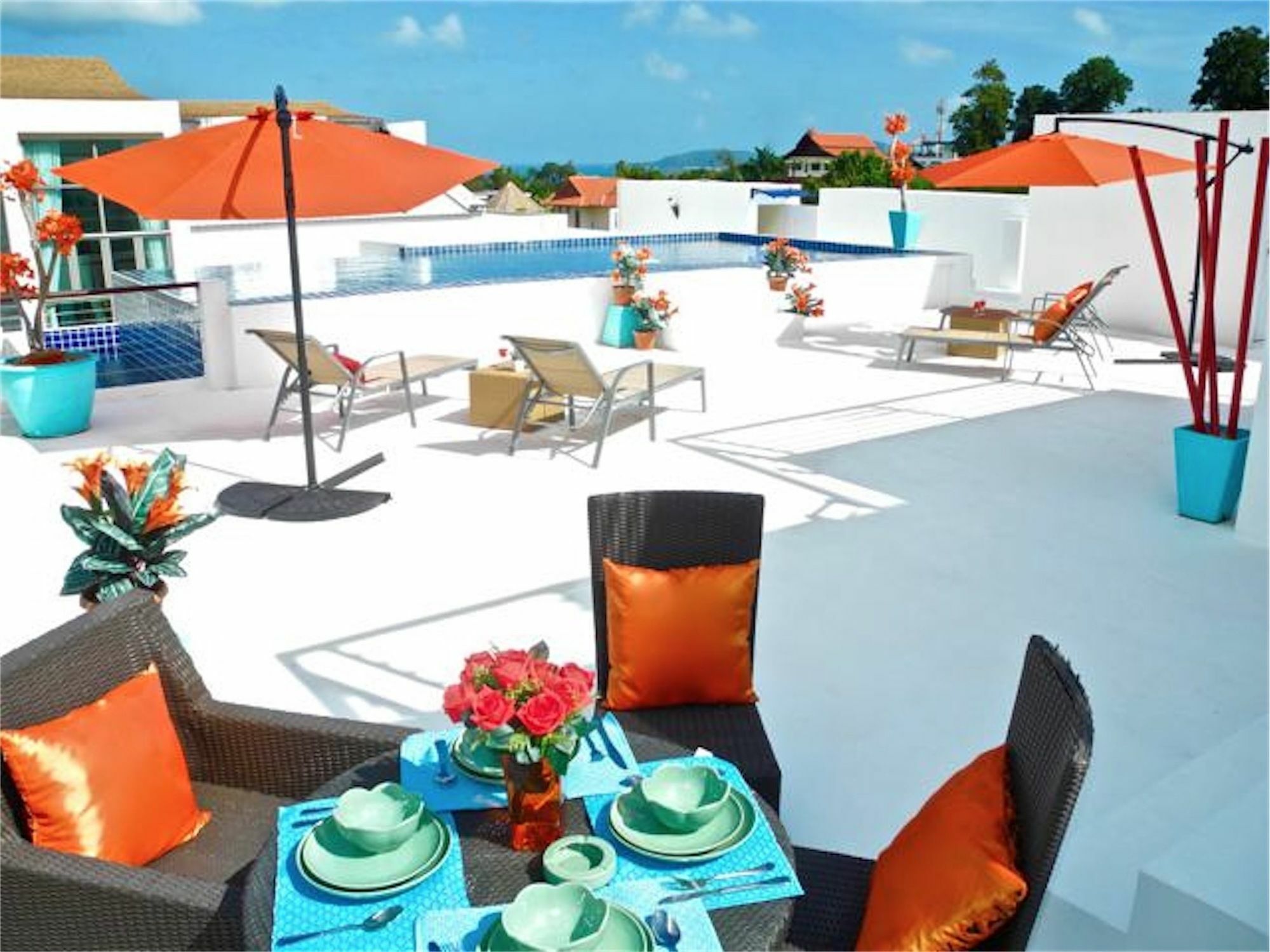 Apartment Sunrise 3 Bedrooms Modern In Nai Harn *