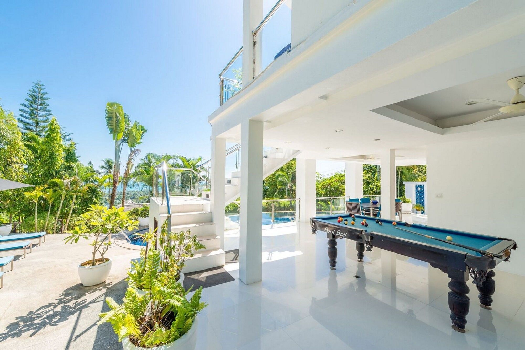 Villa White Stone - Luxurious Sunset View 4 Bed Pool Nathon