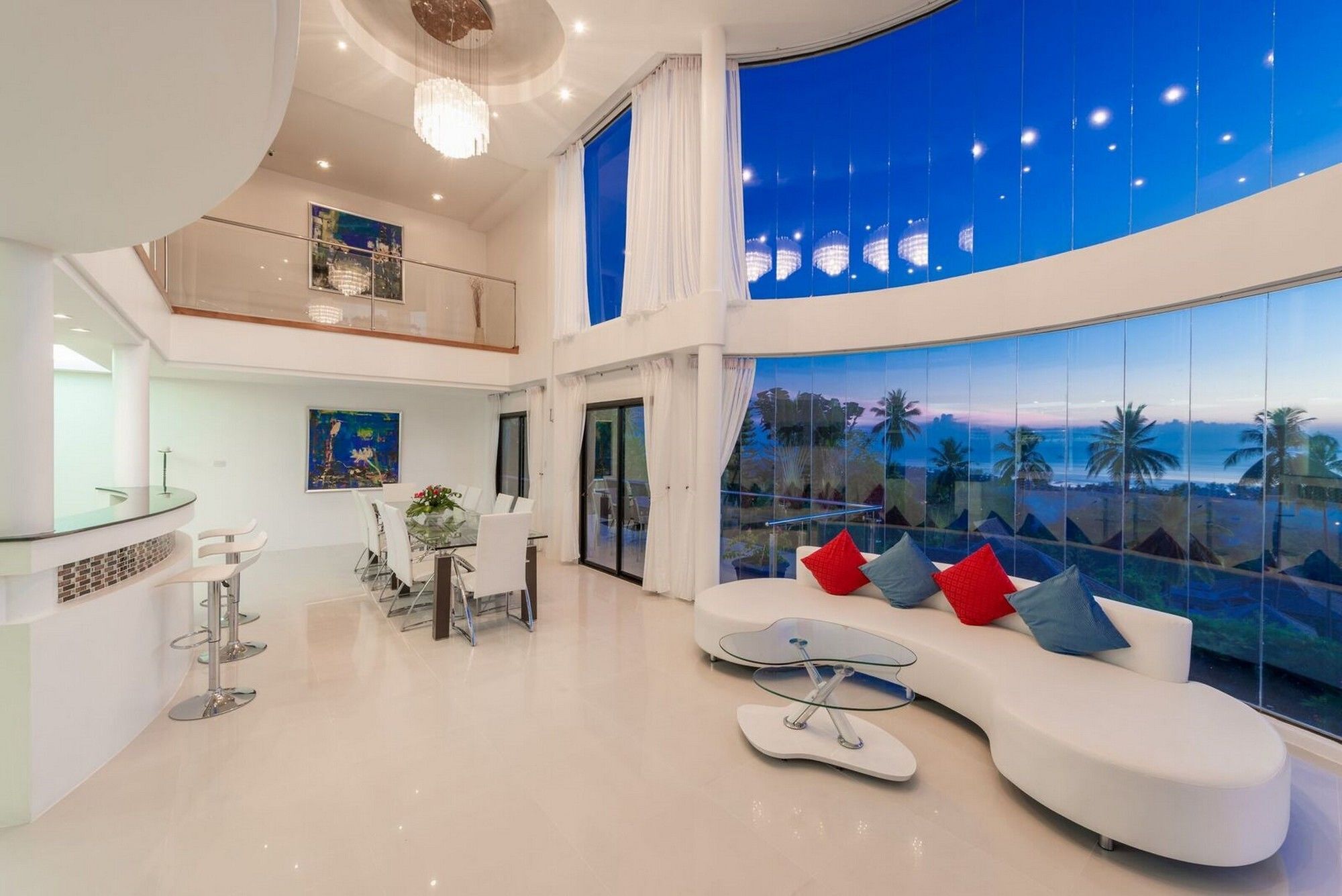 White Stone - Luxurious Sunset View 4 Bed Pool *