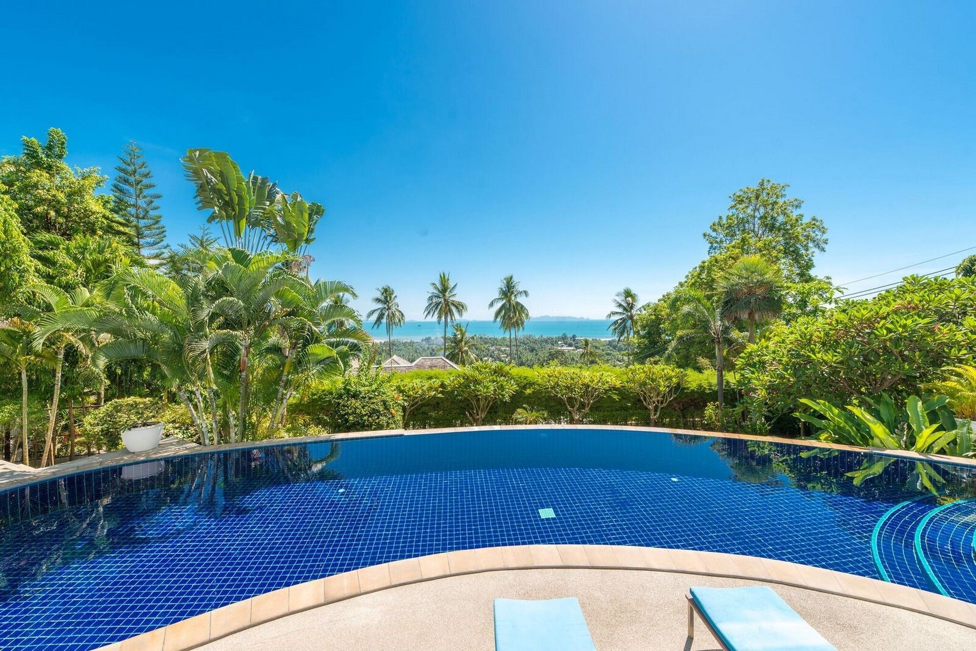 White Stone - Luxurious Sunset View 4 Bed Pool Villa Nathon