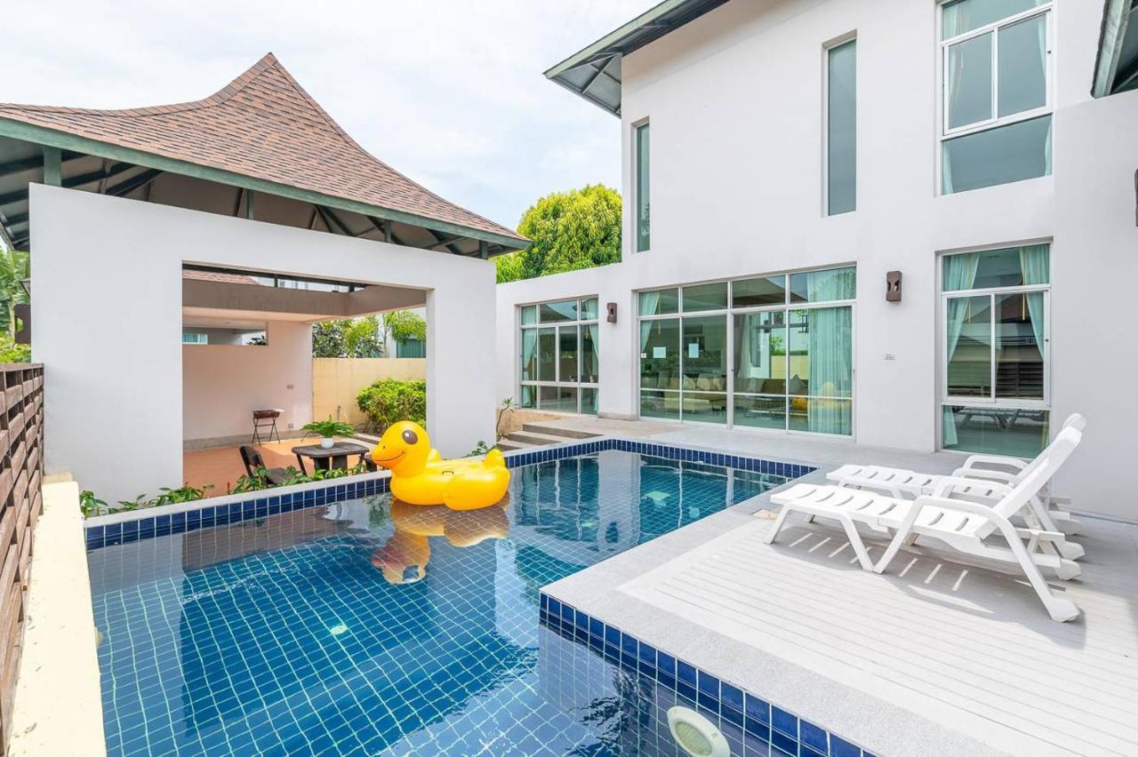 Anb-glass House Pool Villa-3br Close To Jomtien * Na Chom Thian