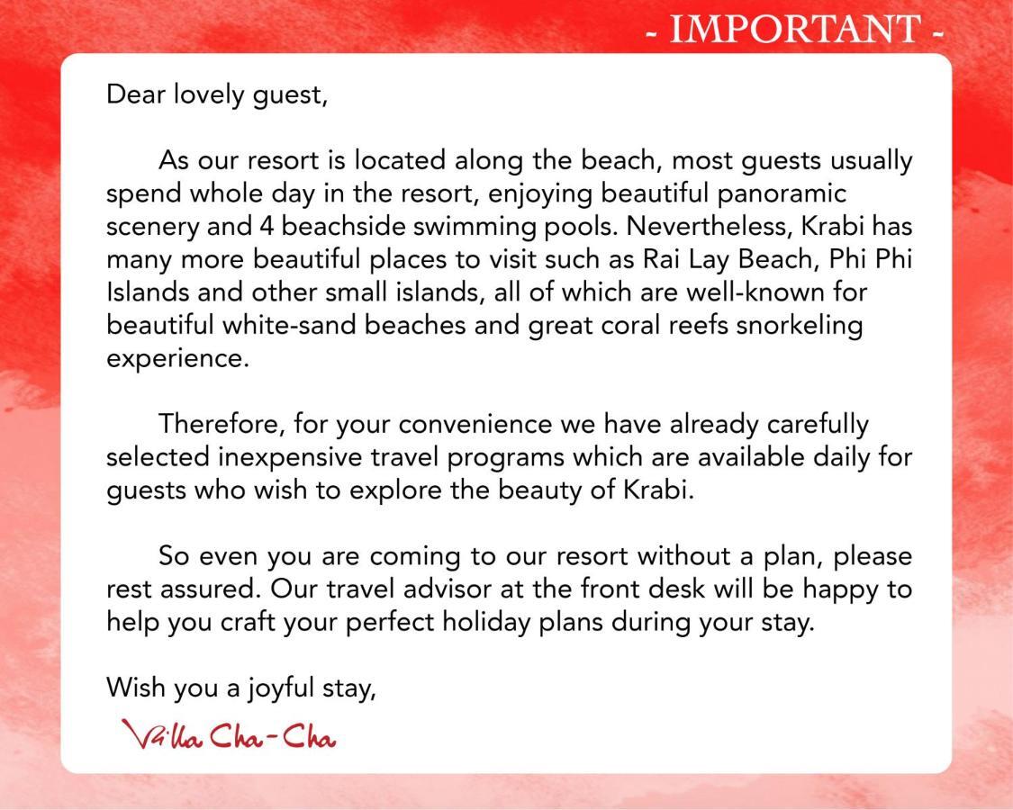 Cha-cha Krabi Beachfront 4*
