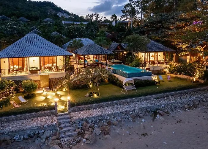 Luxury Beachfront Pool Villa - Finu At Samui