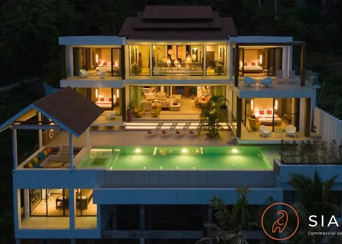 Jungle Beach Villa Luxury 4 Bedroom Seaview