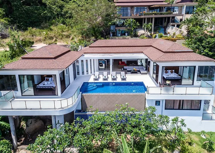 Sunny Banks - Modern Sea View 4 Bed Pool Villa