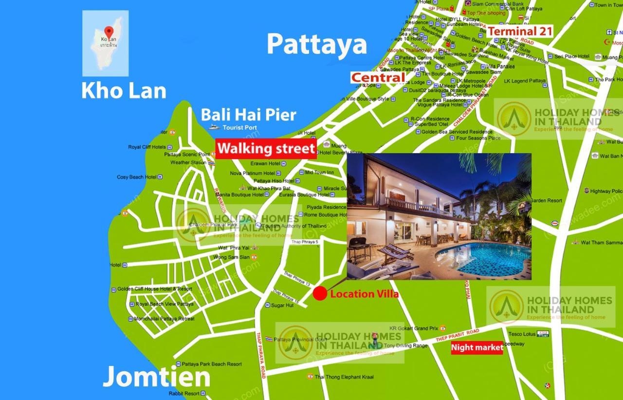 Villa Villa Waree Minutes From Beach And City Pattaya