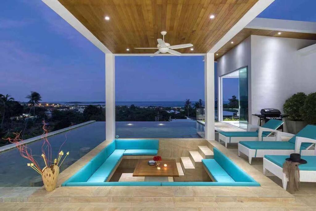Silver 3br Sea View Pool&wine Private Villa Chaweng (Koh Samui)