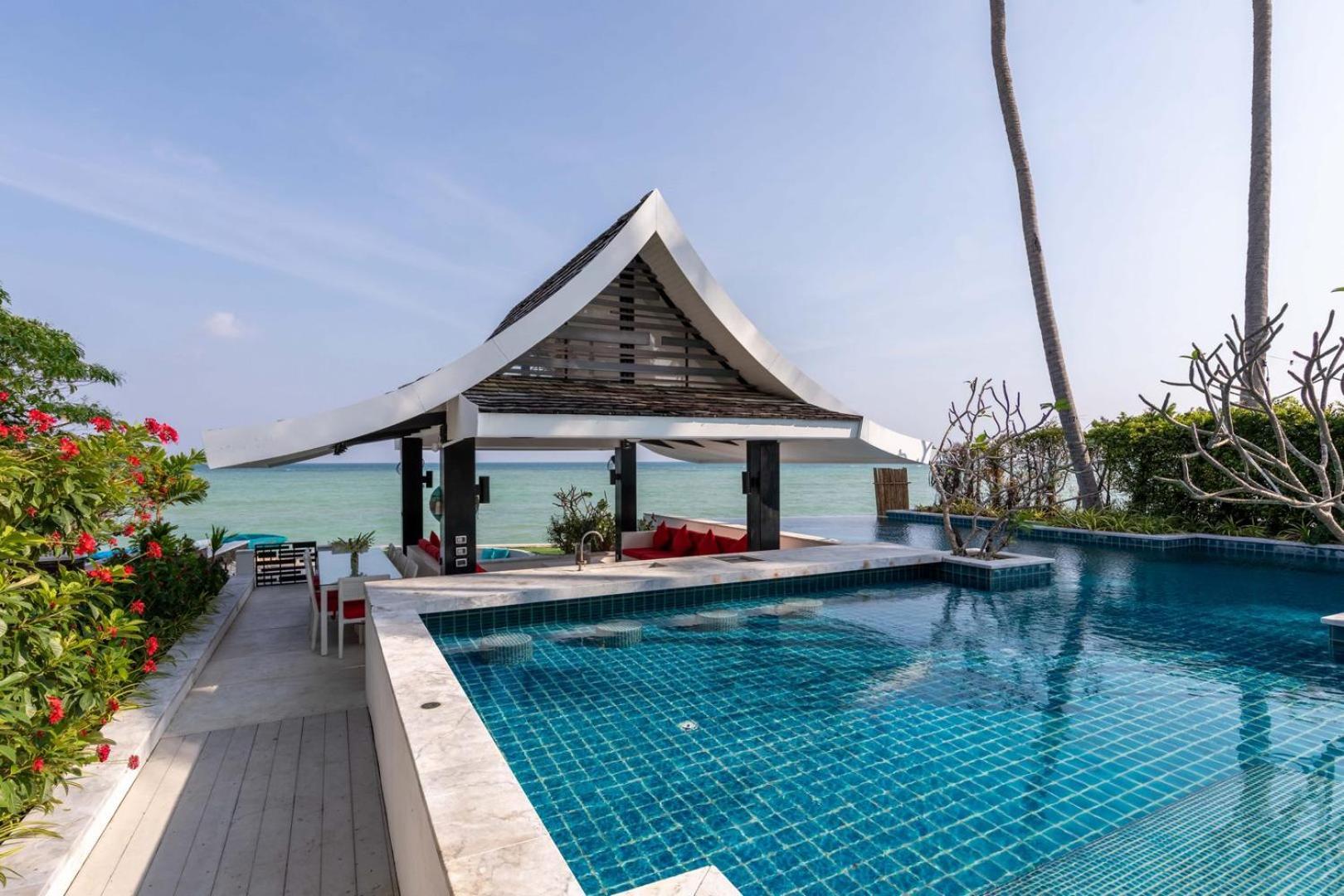 Villa Beachfront Baan Paradise Laem Set Beach
